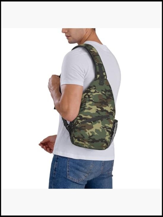 Unisex Sling Bag Crossbody Backpack Casual Daypack Travel Hiking Shoulder Bag main image 5